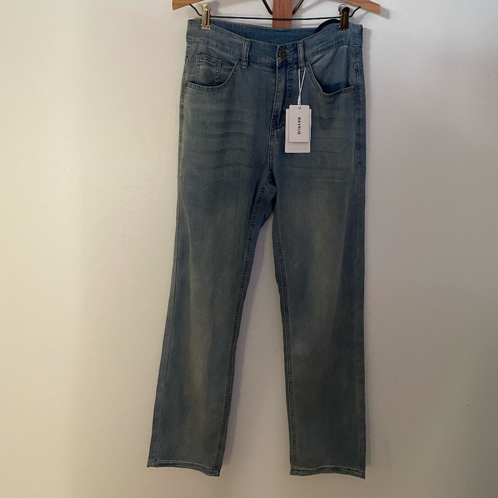 Bayrue Forte  Straight Leg Tercel Jeans Size 29 NWT